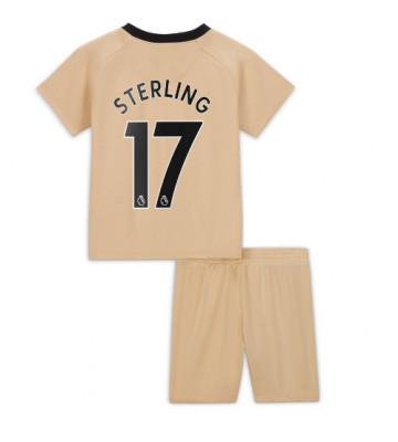 Chelsea Raheem Sterling #17 Tredjedraktsett Barn 2022-23 Kortermet (+ Korte bukser)